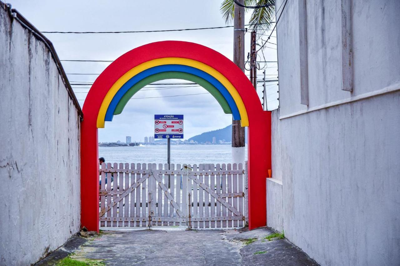Apto C Piscina E Acesso Exclusivo A Praia, Guaruja Luaran gambar